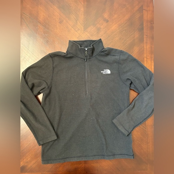 The North Face Men's Charcoal Zip-Up Sweater - Picture 2 of 11